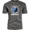 Blue 84 NBA Officially Licensed T-Shirt, Ringspun Electric Black view 2