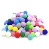HZLXF1 Pompom Balls, 15/20/25 mm, Red, 20 mm 50 pcs view 3