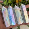 UYCUODLUY Natural Rainbow Fire Crystal Quartz Aura Stone Decoration, 8–10 cm view 2