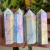 UYCUODLUY Natural Rainbow Fire Crystal Quartz Aura Stone Decoration, 8–10 cm view 3
