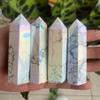 UYCUODLUY Natural Rainbow Fire Crystal Quartz Aura Stone Decoration, 8–10 cm view 4
