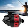 HERCHR Spincast Fishing Reel, 75 m/246.06 ft, 4.3:1 High-Speed Ratio, Aluminum Alloy, Red view 4