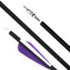 surwolf 30-Inch Carbon Arrows, Spine 500, for Compound, Recurve & Traditional Bows, 12/24 Count view 4