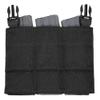 WARRIOR - A.S. Laser-Cut Detachable Triple SNAP MAG Panel (Black) view 4