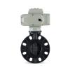 DN80 Motorized UPVC Wafer-Type Electric Valve, 24V view 1
