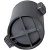 7-Liter Stainless Steel Step Trash Can with Lid, Black view 4