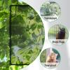 Fly Screen for Balcony Windows 95 x 175 cm, Washable Insect Screen, No Drilling Required, Black A view 2