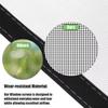 Fly Screen for Balcony Windows 95 x 175 cm, Washable Insect Screen, No Drilling Required, Black A view 3