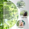 Window Fly Screen 90 x 145 cm, Foldable, No Drilling, White view 2