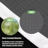 Window Fly Screen 90 x 145 cm, Foldable, No Drilling, White view 4