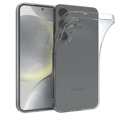 EAZY CASE Clear Slim Silicone Case for Samsung Galaxy S24 Plus