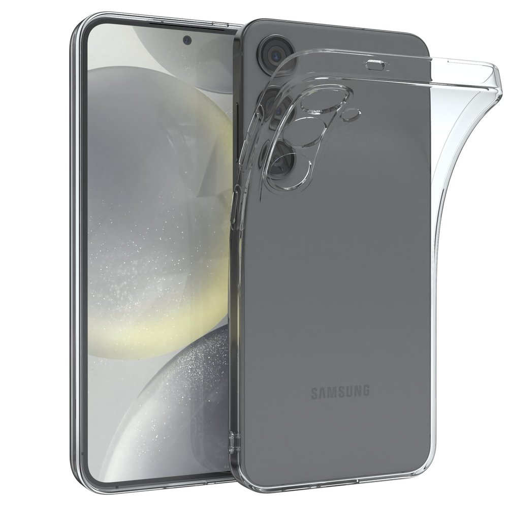 EAZY CASE Clear Slim Silicone Case for Samsung Galaxy S24 Plus