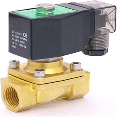 Solenoid Valve, 0–10 Bar, 2/2-Way, Direct-Acting, Normally Closed, Brass, G3/8 in, AC 110 V