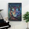 Paint by Numbers for Adults, Tiger DIY Painting Kit for Beginners and Adults with Brushes and Acrylic Paint, Ghost 60 x 80 cm (Unframed) view 2