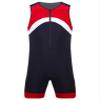 Yeahdor Men's Sleeveless Swimsuit, Zip-Up Diving Suit, Red, 3XL view 3