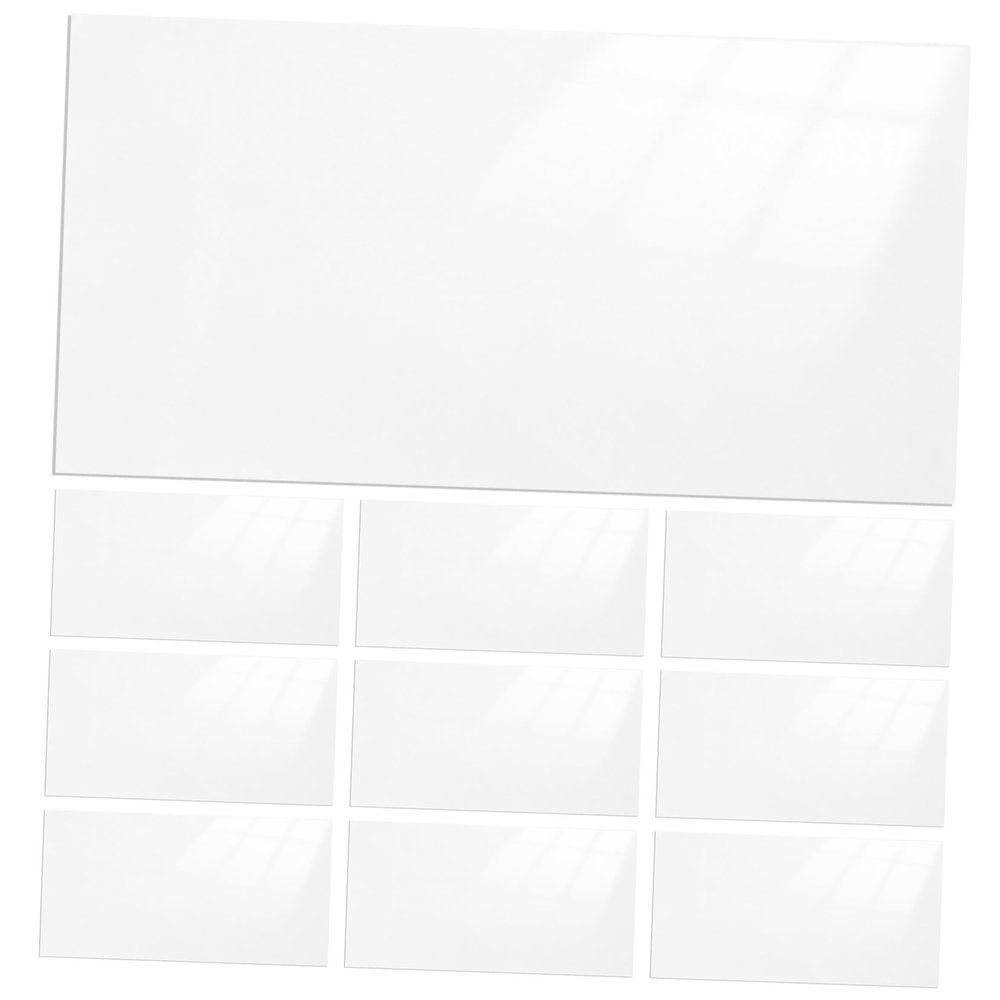 Self-Adhesive Marble Wall Tiles, 10-Pack, White, 30 x 60 cm