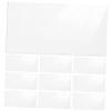 Self-Adhesive Marble Wall Tiles, 10-Pack, White, 30 x 60 cm view 1