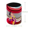 PVC Leather Pen Holder, Pen Cup and Brush Organizer, Bullfighter vs. Angry Bull view 4