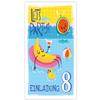 12 Pool Party Invitations for an 8th Birthday, with Envelopes and Party Favors view 3