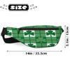 St. Patrick’s Day Green Plaid Waist Bag, Size M view 3