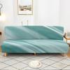 Odot 3D Marble Stretch Sofa Cover for Armless Sofas, Light Green, Size M (160–190 cm) view 1