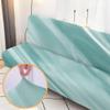 Odot 3D Marble Stretch Sofa Cover for Armless Sofas, Light Green, Size M (160–190 cm) view 3