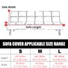 Odot 3D Marble Stretch Sofa Cover for Armless Sofas, Light Green, Size M (160–190 cm) view 4
