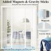 Magnetic Fly Screen Door, 165 x 215 cm, Double-Door Design, White view 3