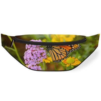 Butterfly Fanny Pack for Men, Women and Children, Size M