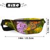 Butterfly Fanny Pack for Men, Women and Children, Size M view 3