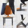 Guyifuny Modern Dining Chairs with PU Leather Seats and Metal Legs view 4