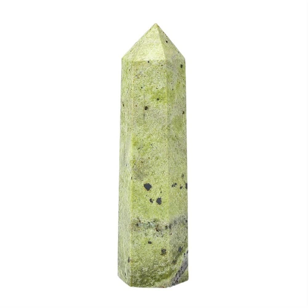 Natural Rough Crystal Stone Point Obelisk Ornament (Natural Stone)