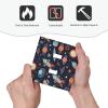 Retro Space Pattern 2-Gang Double Toggle Light Switch Cover view 4