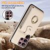Beajew Case Compatible with Samsung Galaxy Note10 Pro, Wallet Case with Card Holder, Strap, and 360° Ring Stand, Beige view 4
