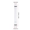 CDQL 12 mm to 9 mm Bicycle Thru-Axle Quick-Release Adapter, Aluminum Alloy, Silver view 2