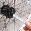 CDQL 12 mm to 9 mm Bicycle Thru-Axle Quick-Release Adapter, Aluminum Alloy, Silver view 4