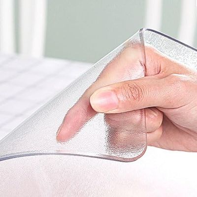 Transparent PVC Floor Protection Mat, 2.0 mm, 120 x 140 cm