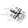 HOMSFOU Folding Table Hinge, Adjustable, Heavy-Duty Hinge for Furniture and Cabinet Doors view 3