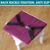 1/2/4-Pack 40 x 40 cm Square Chair Seat Cushions, 5/8 cm Thick view 3