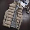 Men's Lace-Up Jacket, Fall/Winter, Khaki, XXL view 3