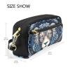 Abstract Lion Leather Pencil Case and Organizer view 3