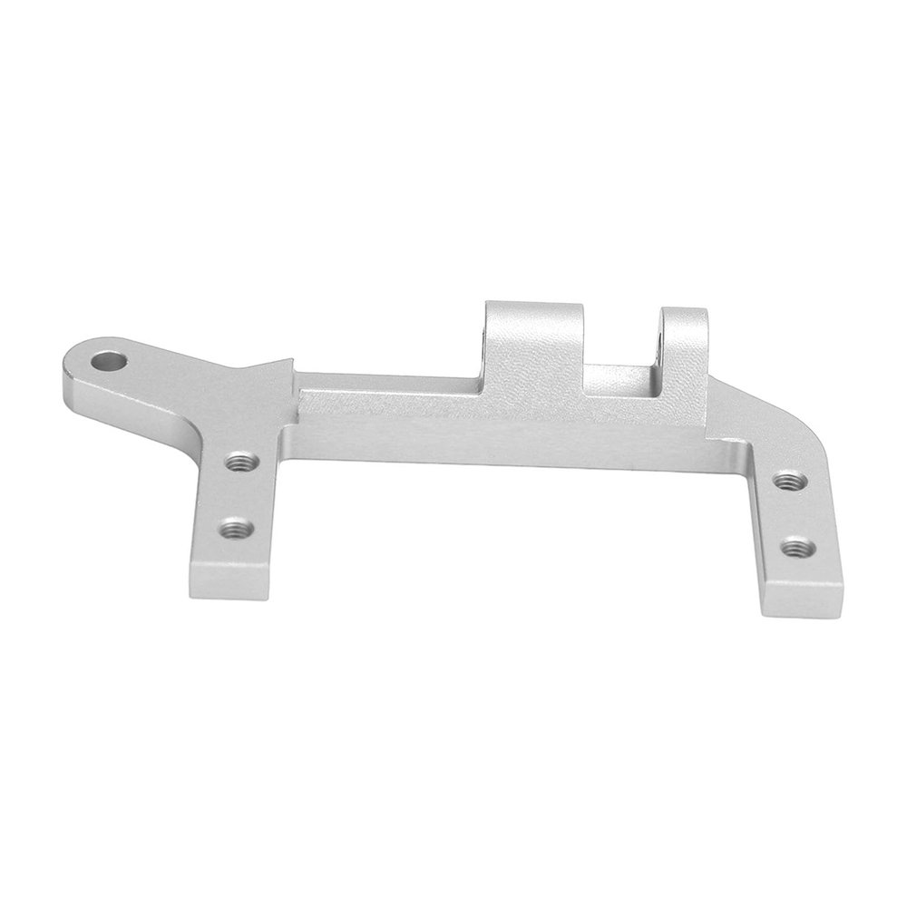 Alomejor Aluminum Alloy Four-Link Axle Servo Mount for 1/10 RC Crawler Car, Silver