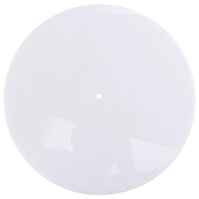 Cosmin 300 mm x 3 mm Acrylic Turntable Mat for Vinyl Records, CD Players, Durable, White
