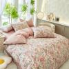 3-Piece Reversible Floral Microfiber Duvet Cover Set, 150 x 200 cm view 2