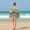 Hello Summer Parrot Beach Towel, 78 x 130 cm, Green view 4
