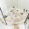 Corner Shower Mat, Non-Slip and Mold-Resistant Luffa Mat view 1