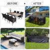 Waterproof Outdoor Patio Furniture Cover 310 x 110 x 90 cm, Black view 2