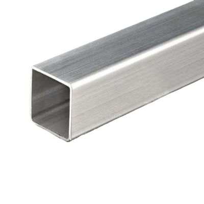 304 Stainless Steel Square Tube, 2 Pieces, 15 mm Length, 15 mm Width, 1 mm Wall Thickness, 500 mm Total Length