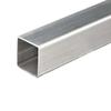 304 Stainless Steel Square Tube, 2 Pieces, 15 mm Length, 15 mm Width, 1 mm Wall Thickness, 500 mm Total Length view 1