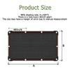 Yslopeno Breathable Sun Shade Net, Black, 5 m x 8 m view 2